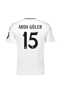 Real Madrid Arda Guler #15 Fotballdrakt Hjemme Klær 2024-25 Korte ermer